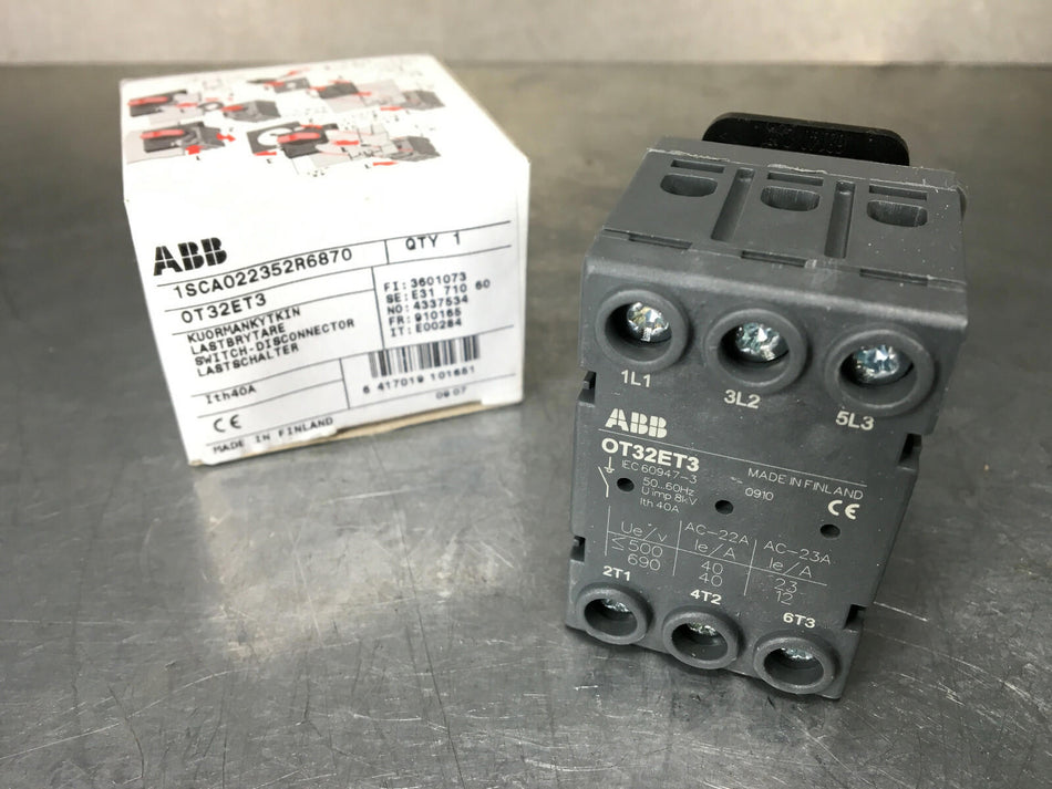 ABB OT32ET3 Open Disconnect Switch Line Series