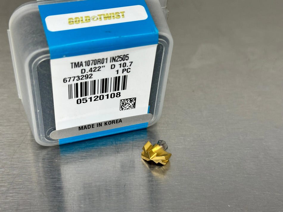 Ingersoll TMA1070R01 IN2505 Carbide Insert Replaceable Tip 5120108