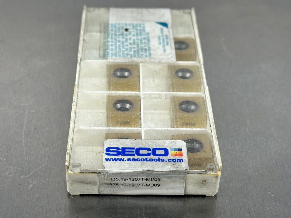 Seco 335.19-1207T-MD09 F40M Carbide Insert (Pack of 7)