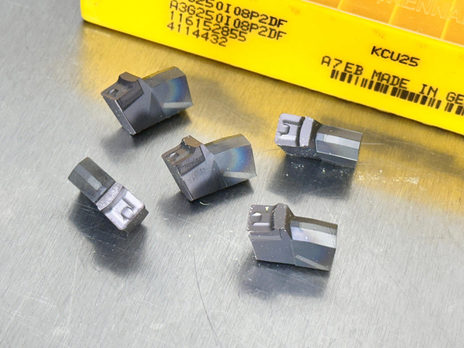 Kennametal A3G250I08P2DF KCU25 Carbide Insert (Pack of 5)