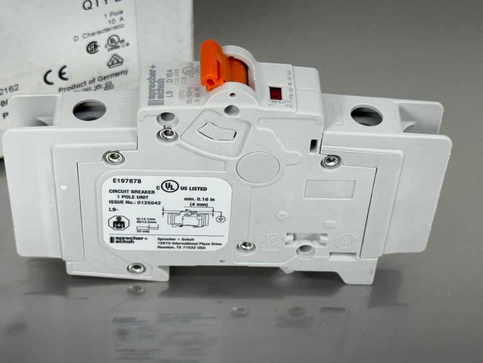 Sprecher + Schuh L9-10/1/D Circuit Breaker 1-Pole