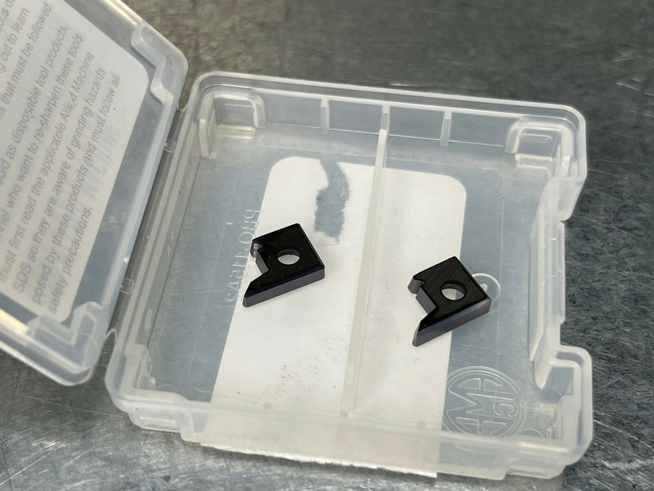 (2) AMEC Port 432 Carbide Insert Port Form Cutter ISO 6149 Allied I6149-06R-C5A
