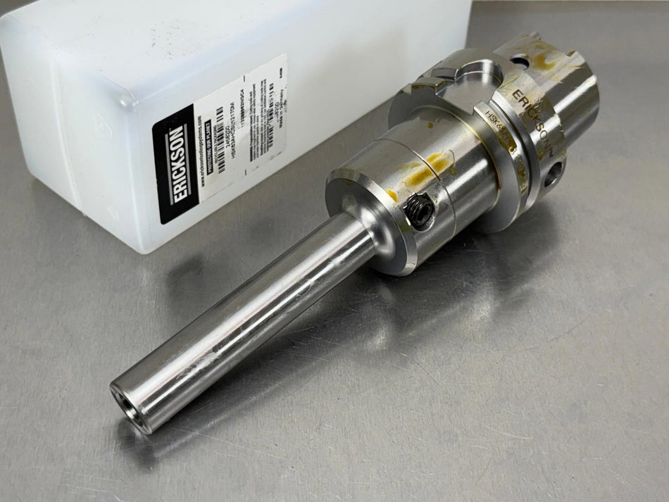 Erickson HSK63A Hydraulic Chuck 12mm Tool Holder Slim Line HSK63AHCSL12170M