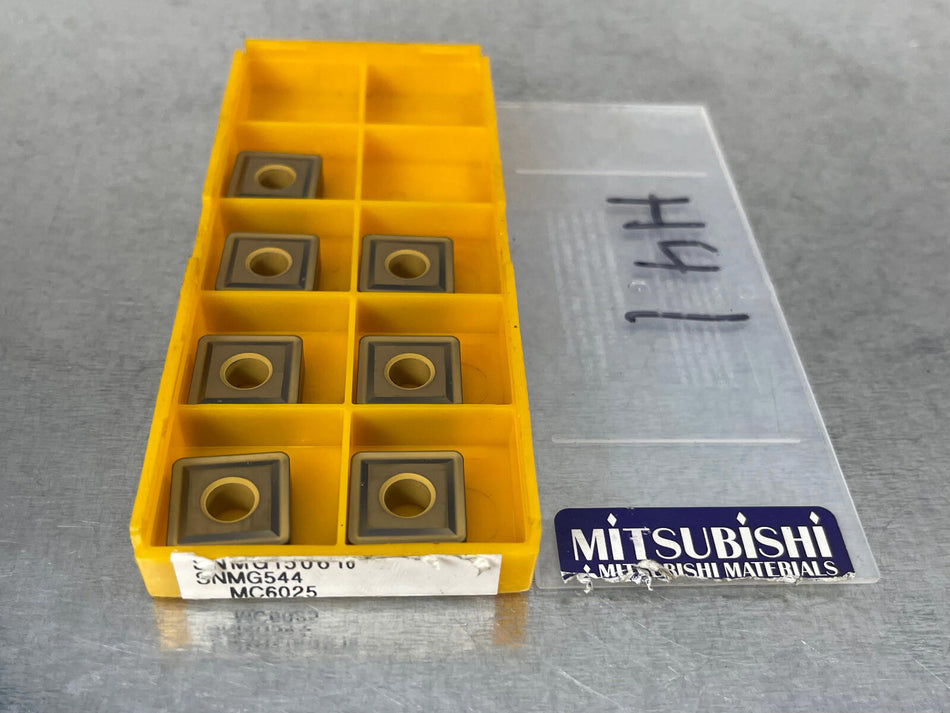 Mitsubishi SNMG 544 MC6025 Carbide Insert 150616 (Pack of 7)