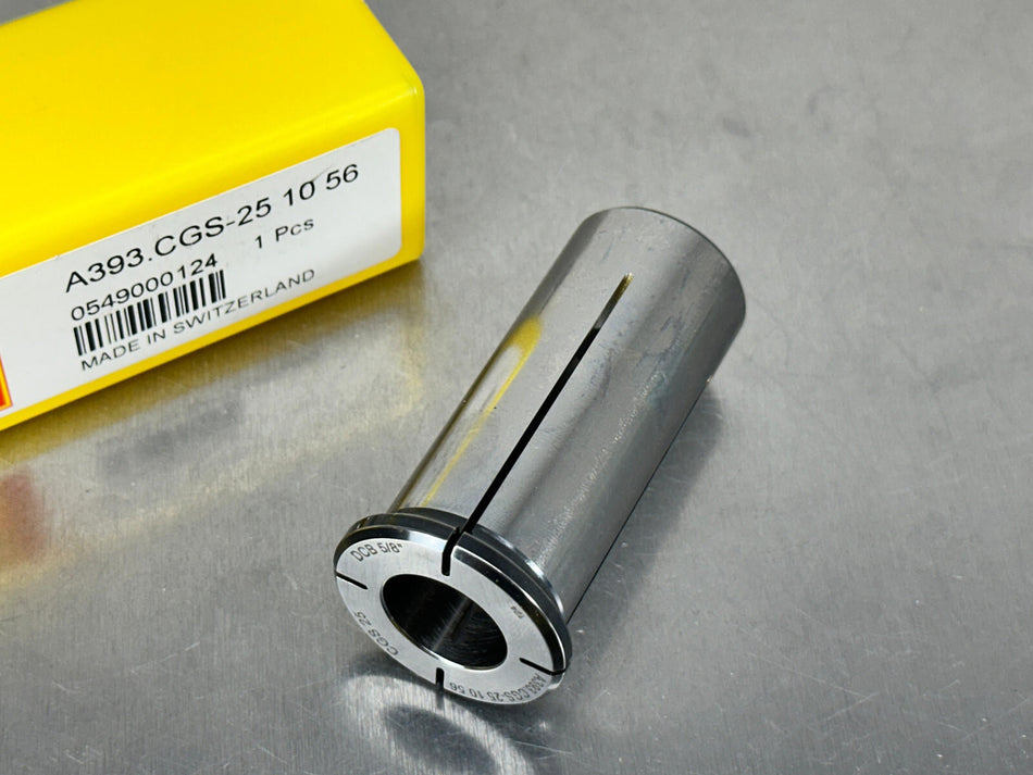 Sandvik 5/8" Cylindrical Sleeve 25mm Hydraulic Chuck Collet A393.CGS-25 10 56