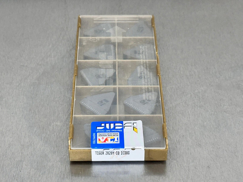 Iscar TIGER 2020Y-IQ IC808 Carbide Insert 6405397 (Box of 10)