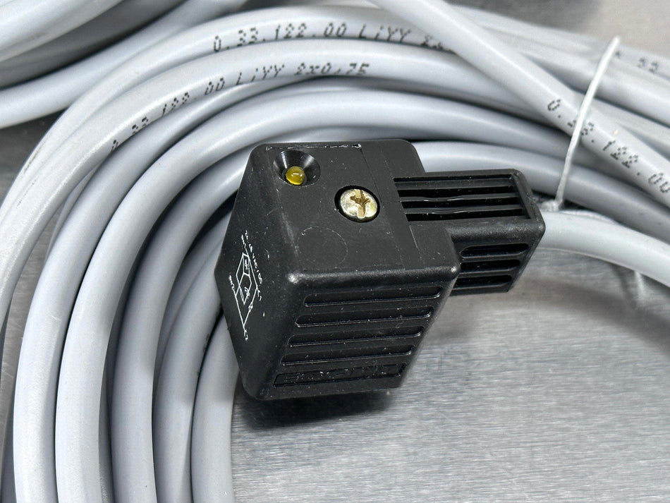 (2) LiYY Cable 2 x 0,75 w/ Escha Valve Connector Diode ~ 20ft each