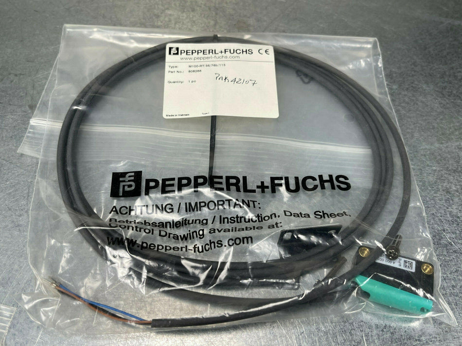 Pepperl+Fuchs M100-RT/35/76B/115 Photoelectric Sensor Switch 808266