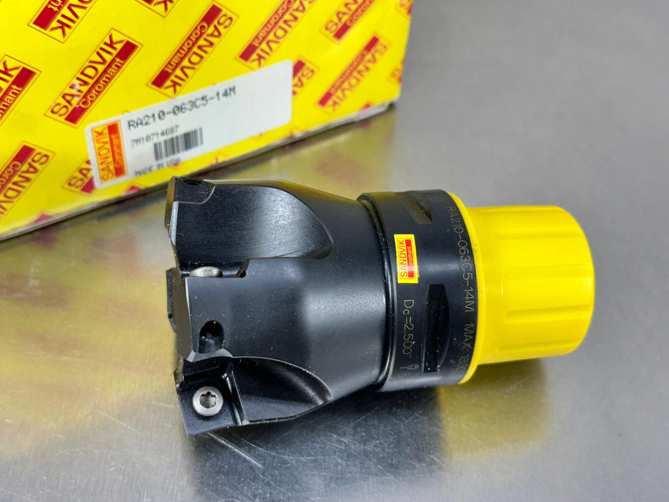 Sandvik C5 Capto 2.5" Indexable Face Mill Milling Cutter RA210-063C5-14M