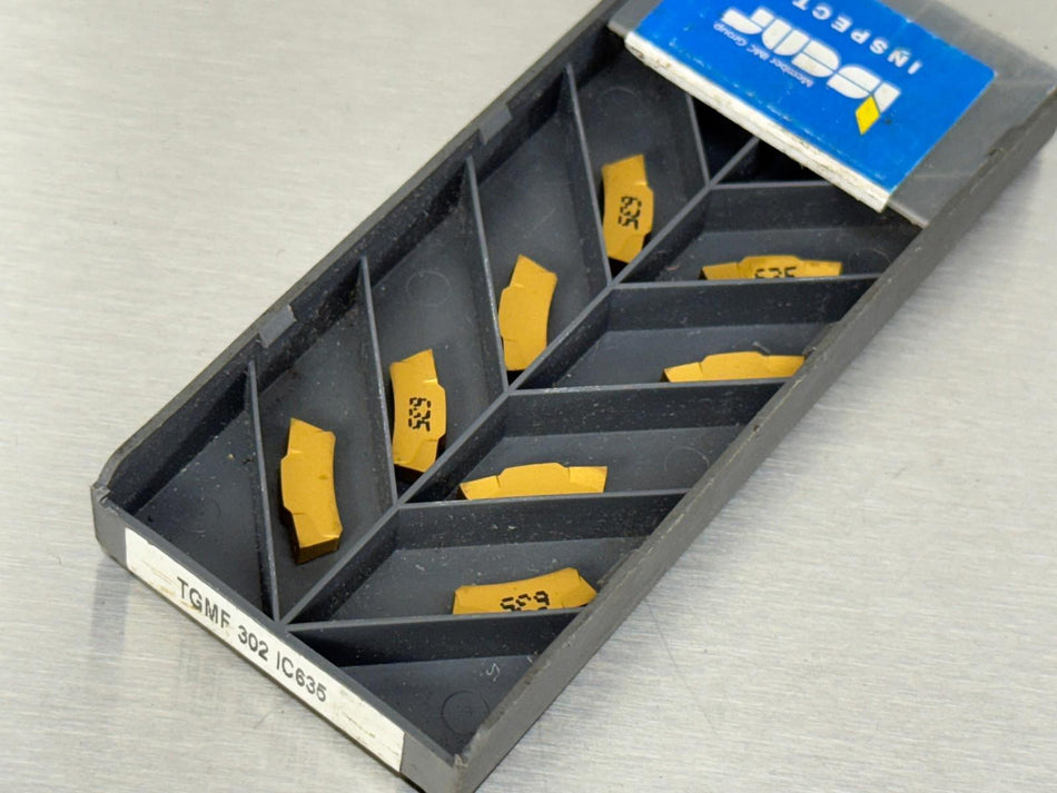 Iscar TGMF 302 IC635 Carbide Insert (Pack of 8)