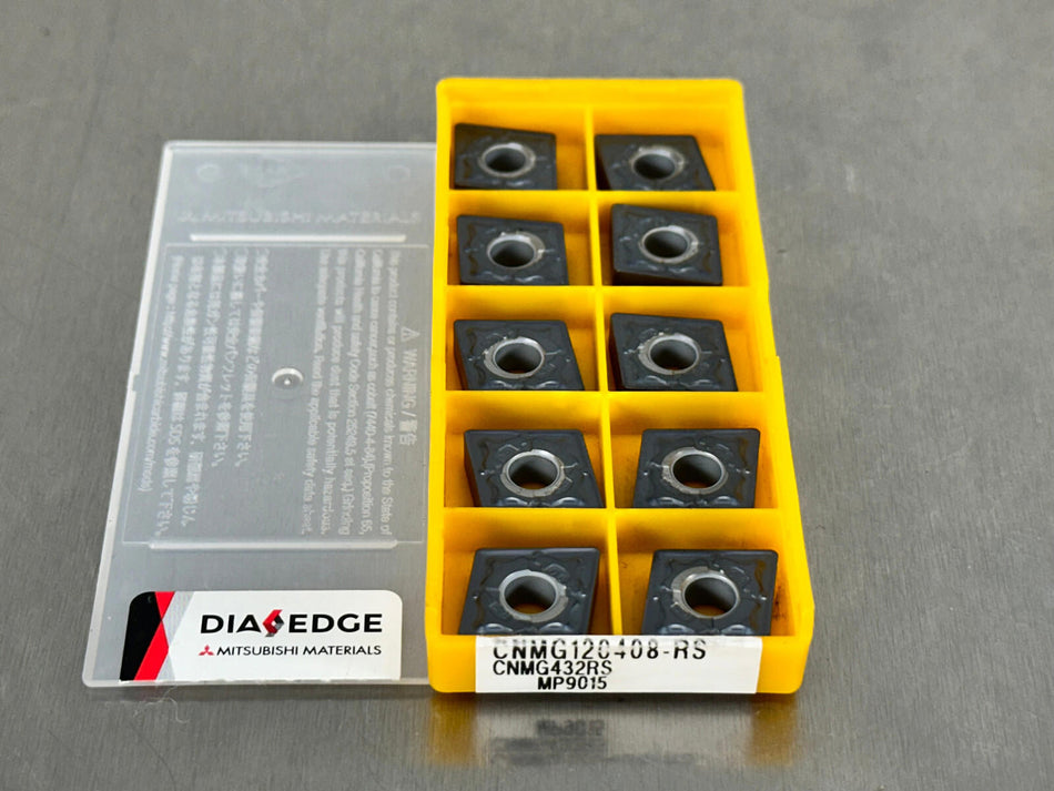 Mitsubishi CNMG 432RS MP9015 Carbide Insert 120408-RS (Pack of 10)