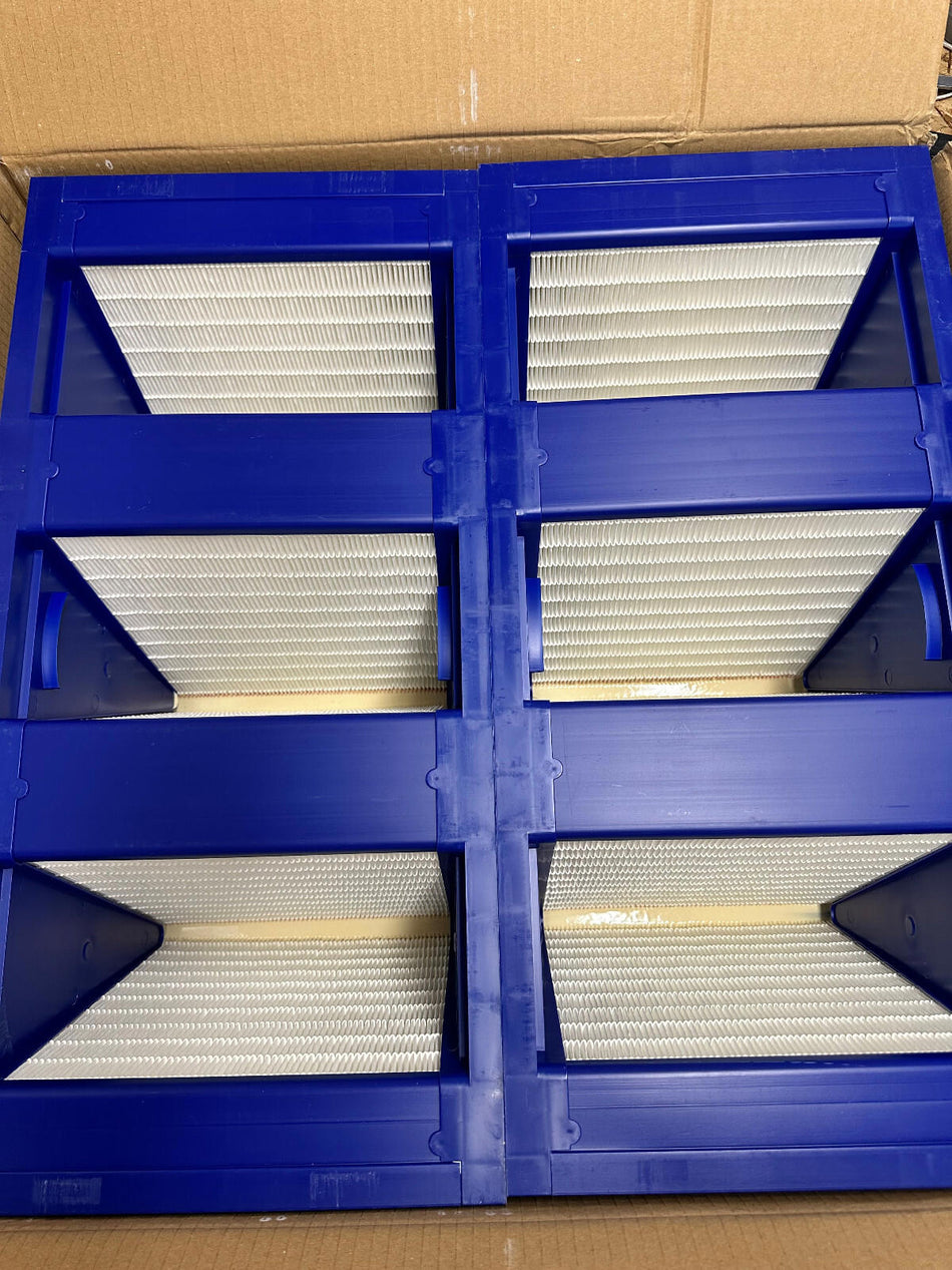 (2) Trox Technik MFI-F7-PLA / 592x287x292x6 Filter Cartridge Minipleat