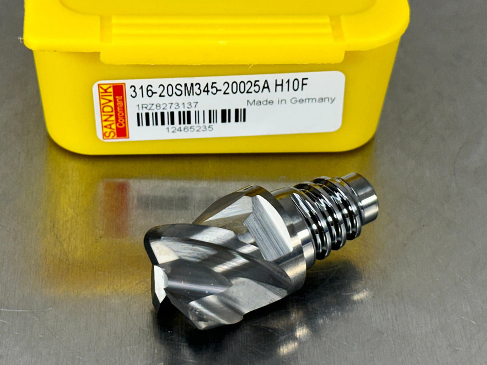 Sandvik CoroMill 316 Carbide Head 20mm Insert 316-20SM345-20025A H10F