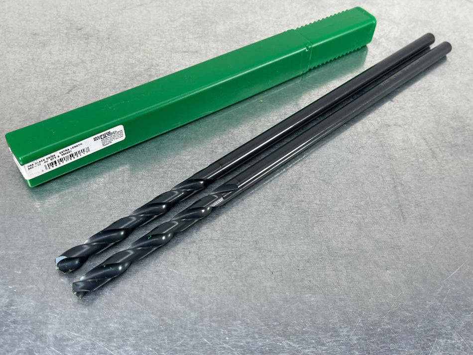 (2) PTD Letter U HSS Aircraft Extension Drill 12" Black Oxide 059221