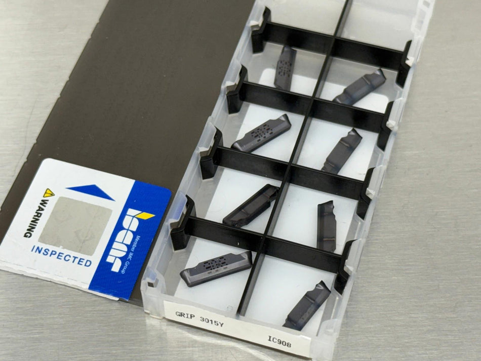 Iscar GRIP 3015Y IC908 Carbide Insert 6200143 (Pack of 8)