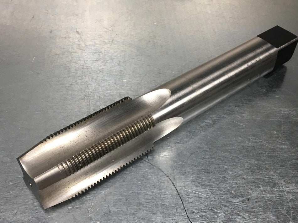 Regal 1 1/2 - 12 GH4 Tap, 9-1/4" OAL Extra Length, HSS, 4 Flute Straight, Taper