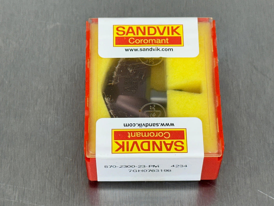Sandvik 870-2300-23-PM 4234 Carbide Drill Tip Insert CoroDrill 870 (Pack of 1)
