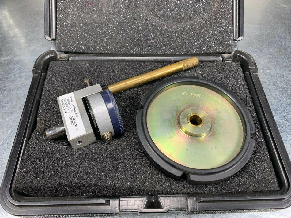 TCS 3" Eccentricity Gauge w/ Mitutoyo Indicator and Case EG-03