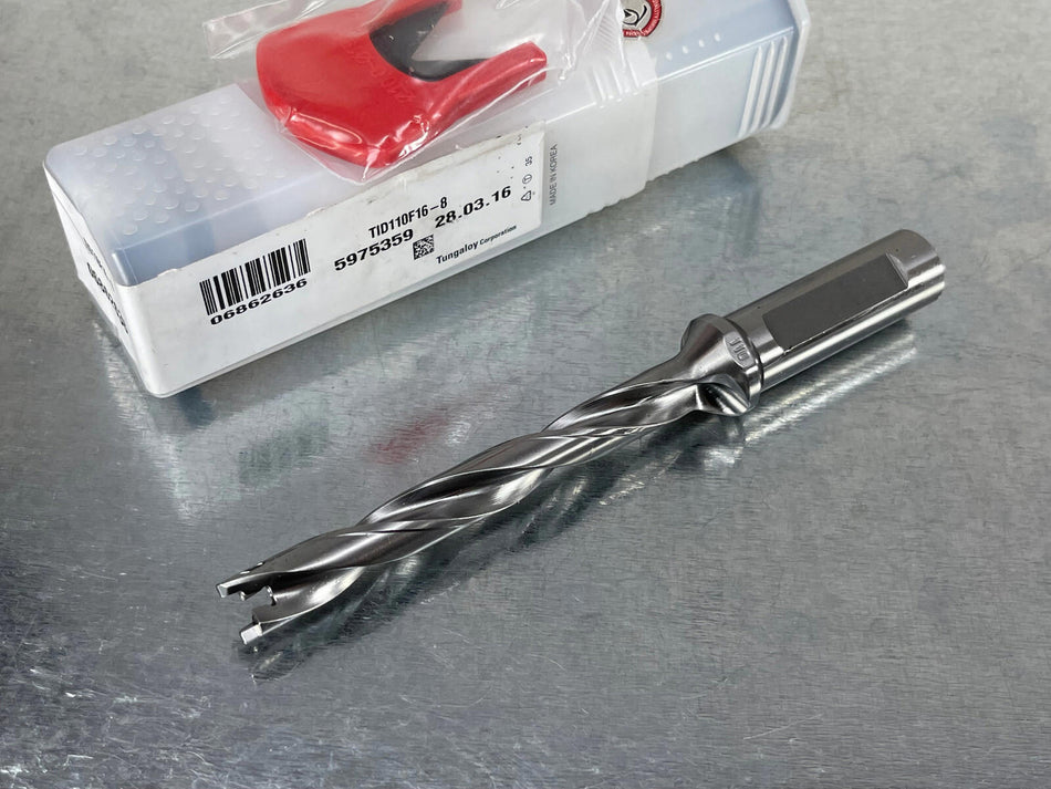 Tungaloy TID110F16-8 Indexable Head Drill 8xD 11mm - 11.4mm DrillMeister 6862636