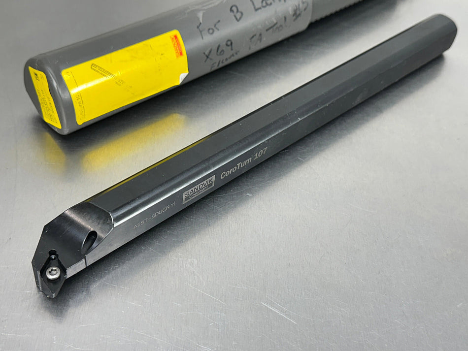 Sandvik A25T-SDUCR11 Indexable Boring Bar CoroTurn 107 DCMT Insert