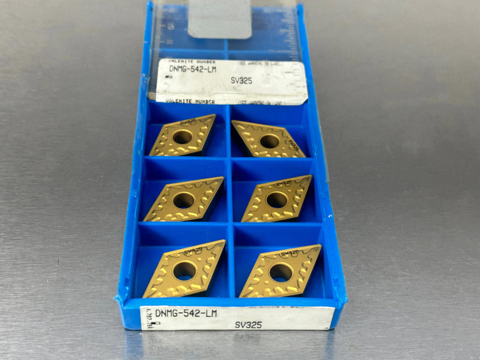 Valenite DNMG-542-LM SV325 Carbide Insert (Pack of 6)