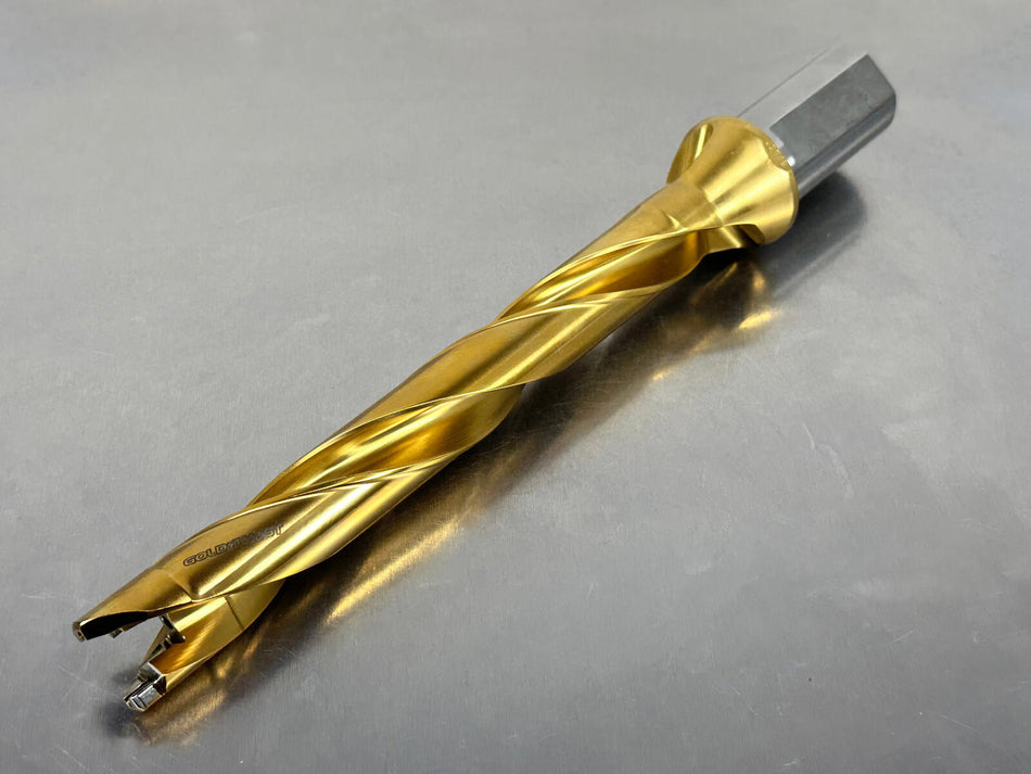Ingersoll TD2500200B7R01 Indexable Tip Drill 25mm 8xD Gold Twist 3204527