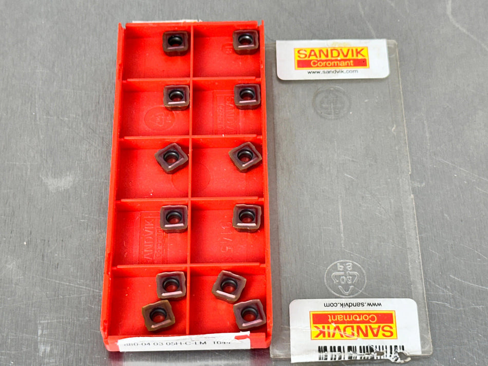 Sandvik 880-04 03 05H-C-LM 1044 Carbide Insert (Pack of 12)