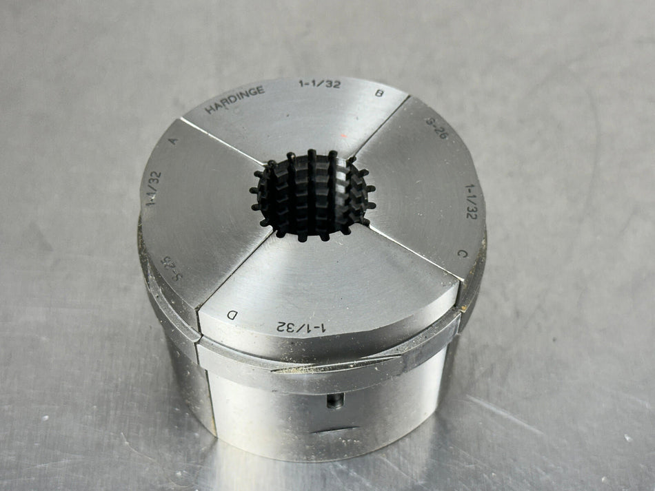 Hardinge S26 1-1/32" Collet Pad Round Serrated 56130059010312