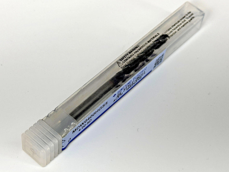 Sumitomo 4.0mm Carbide Drill 5xD Through Coolant MDW0400HGS5