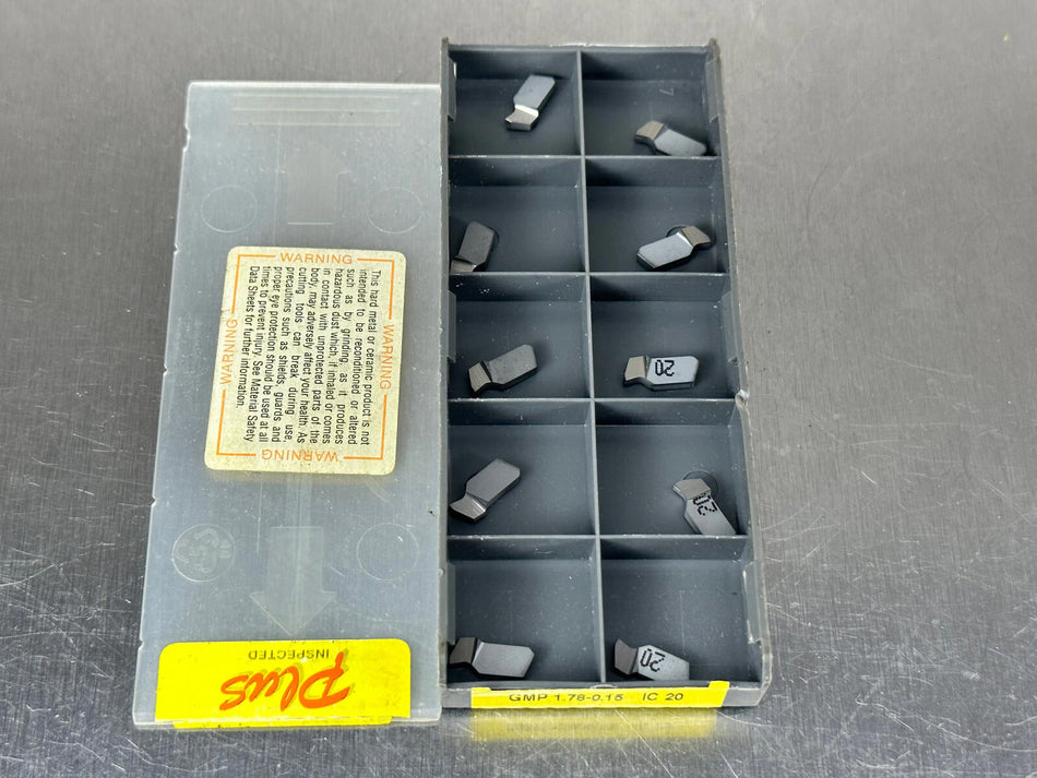 Iscar GMP 1.78-0.15 IC20 Carbide Insert (Pack of 10)