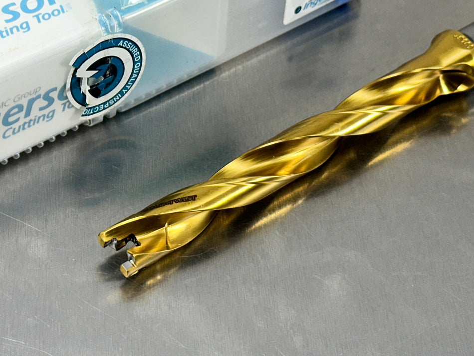 Ingersoll TD1450116C0R01 Indexable Tip Drill 14.5mm 8xD Gold Twist 6181223