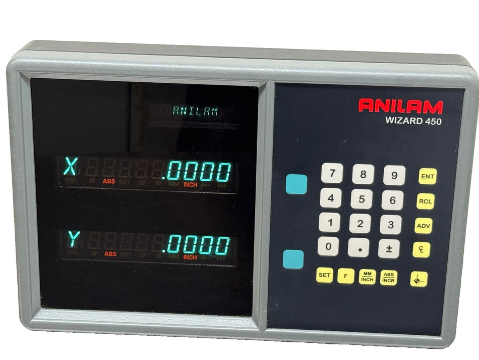 Anilam Wizard 450 DRO A245202 Digital Readout Interface 2 Axis