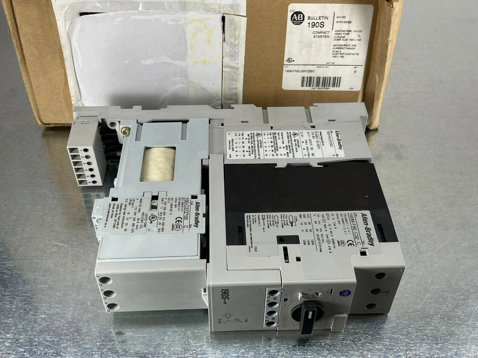 Allen Bradley 190S-FNDJ3-FC32C Combination Starter Ser. B
