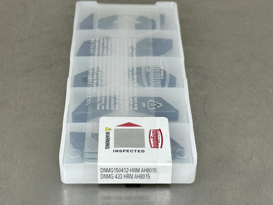 Tungaloy DNMG 433 HRM AH8015 Carbide Insert 150412-HRM (Pack of 10)