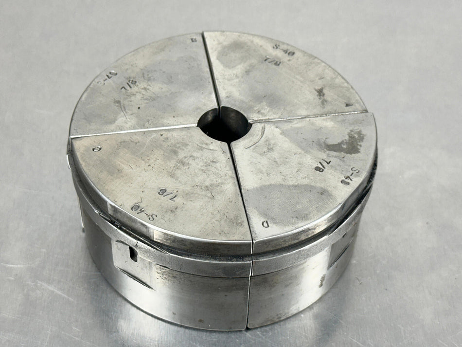 SBM S40 7/8" Collet Pad Round Smooth CP-S40RM08750-S