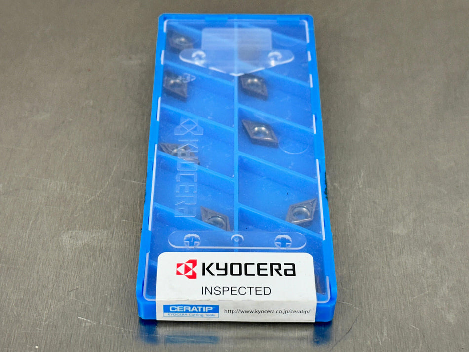 Kyocera DCGT21505MFP-GQ PR1225 Carbide Insert DCGT070202MFP-GQ (Pack of 10)