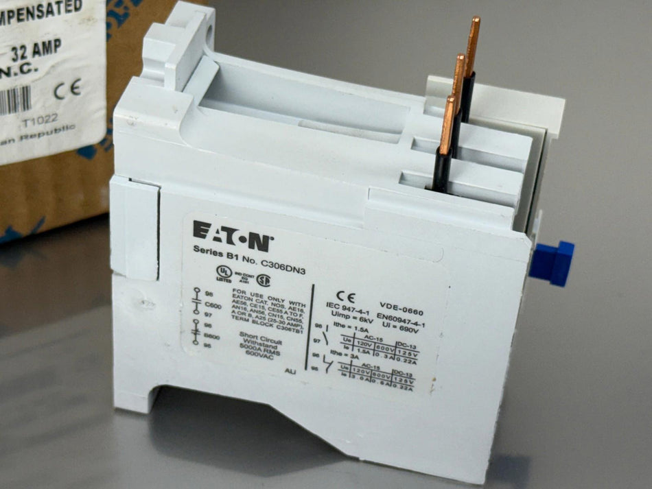 Eaton C306DN3B Overload Relay 3-Pole, 32A