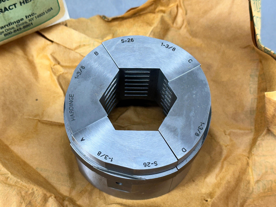 Hardinge S26 Collet Pad 1-3/8" Hex Serrated 56130069000000