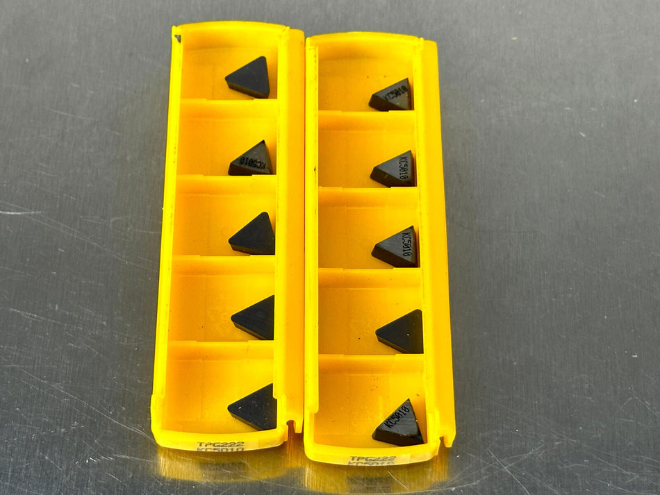 Kennametal TPG 222 KC5010 Carbide Insert TPGN 110308 (Pack of 10)