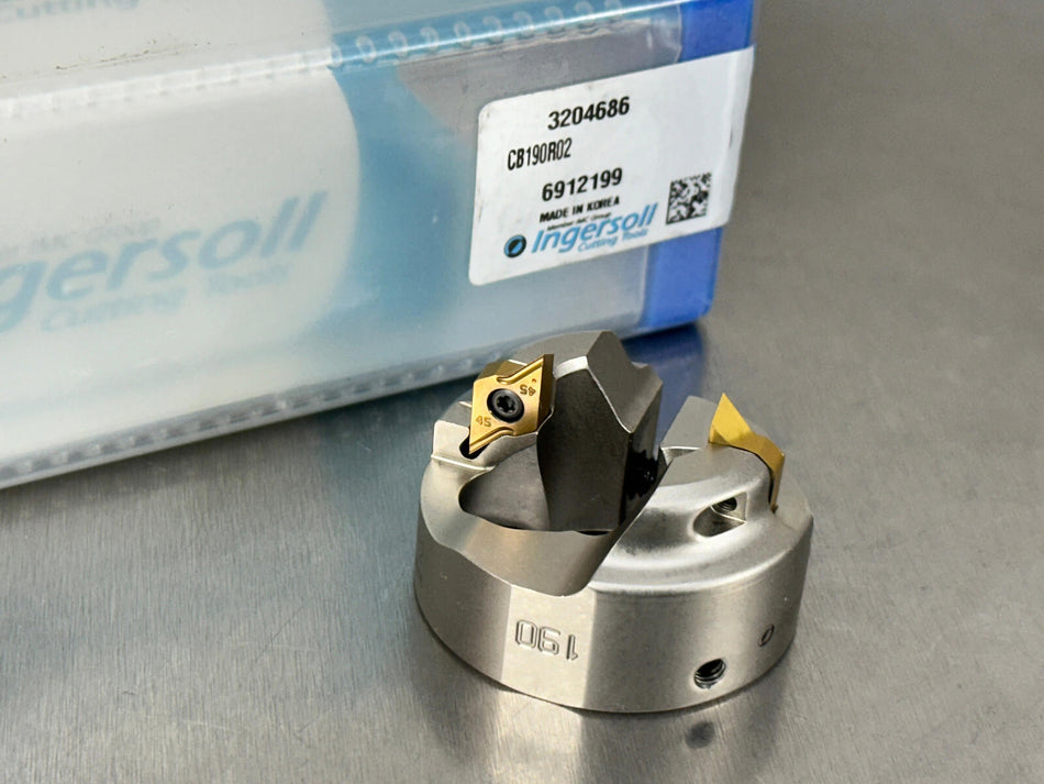 Ingersoll CB190R02 Indexable Chamfer Ring for Drill Gold Quad Twist 3204686