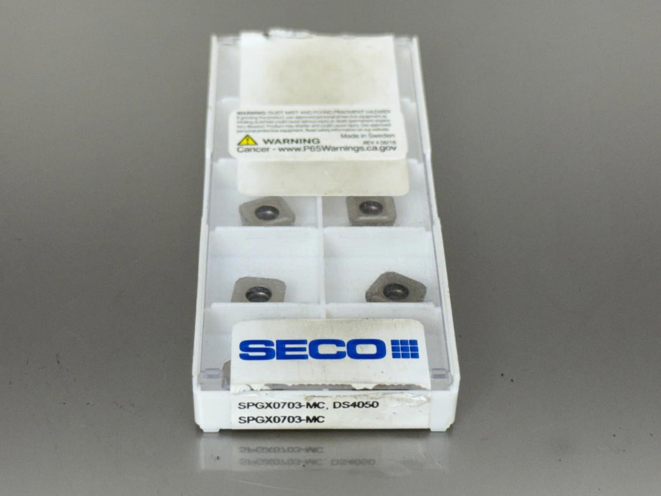 Seco SPGX0703-MC DS4050 Carbide Insert (Pack of 6)