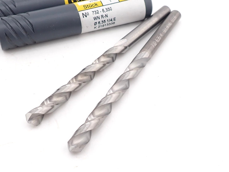 Guhring 1/4" Carbide Drill Jobber 732 Series (Qty. 2)