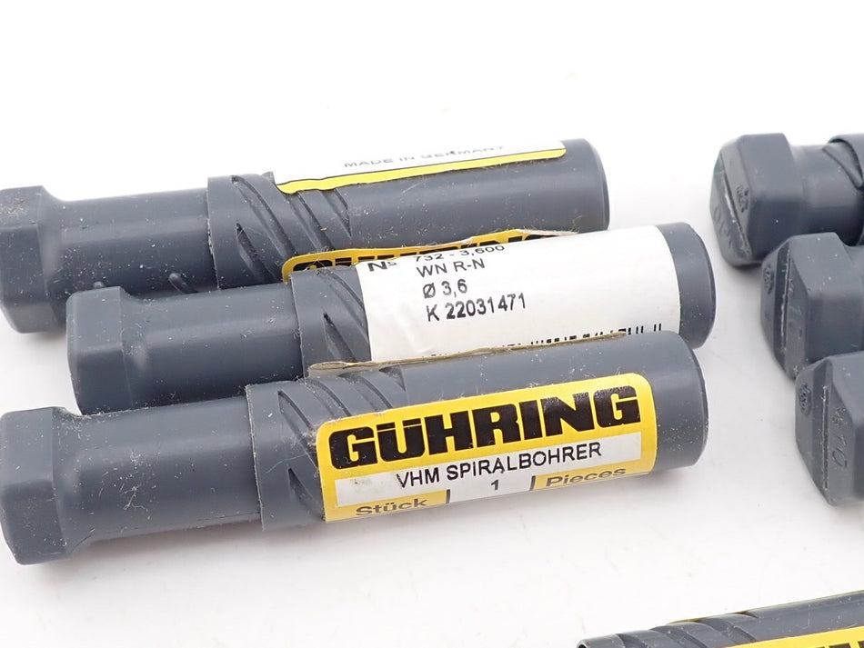 Guhring Carbide Drill Jobber #32, 2.7mm, 3.6mm  (Qty. 7)