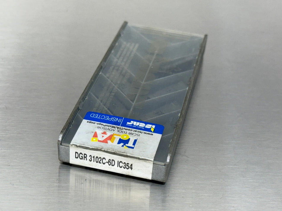 Iscar DGR 3102C-6D IC354 Carbide Insert 6002350 (Pack of 7)