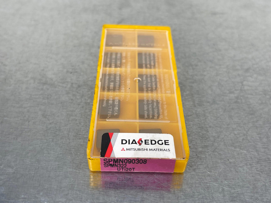 Mitsubishi SPMN 322 UTi20T Carbide Insert 090308 (Pack of 10)