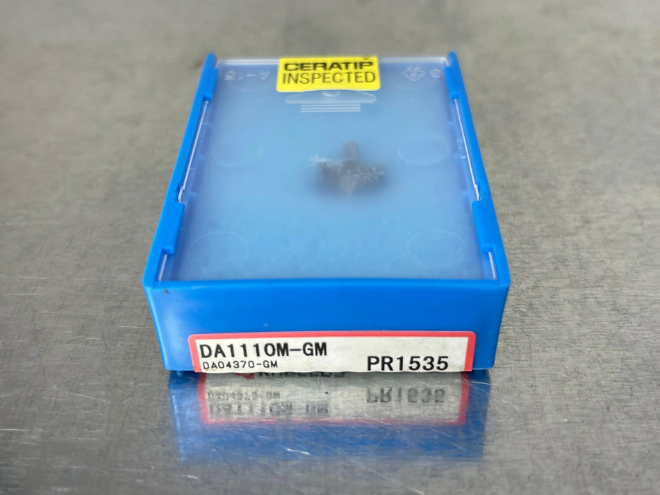 Kyocera DA1110M-GM PR1535 Indexable Carbide Insert Drill Tip .437" DRA