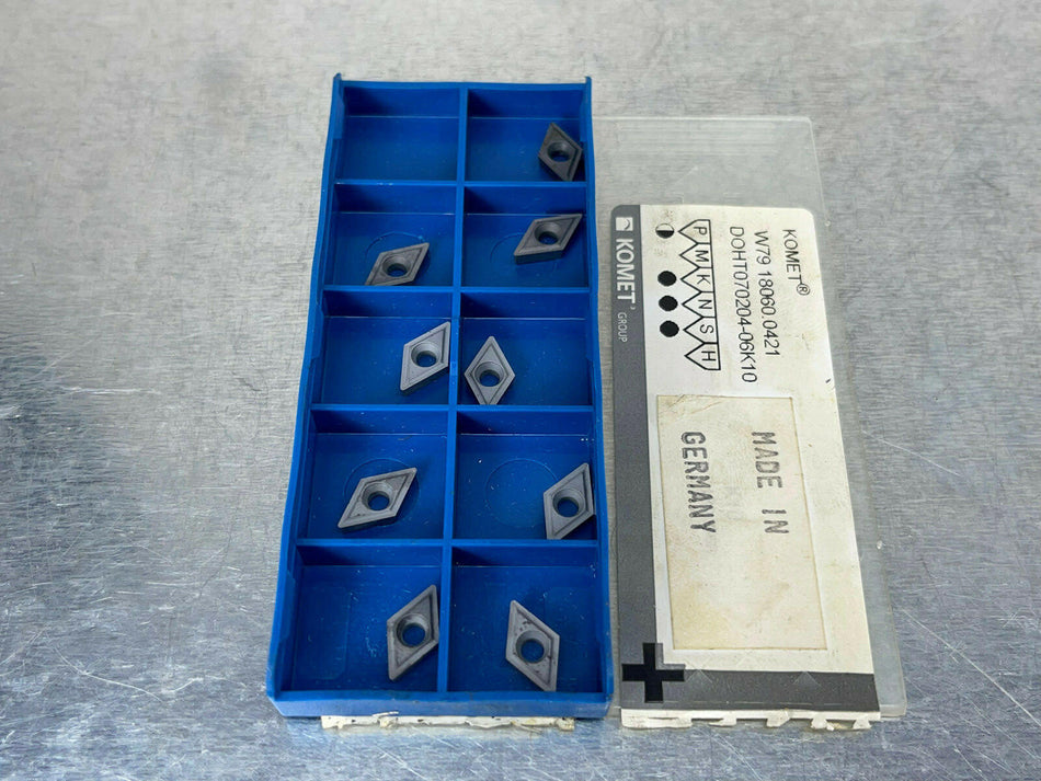 Komet W79 18060.0421 K10 Carbide Insert (Pack of 9)