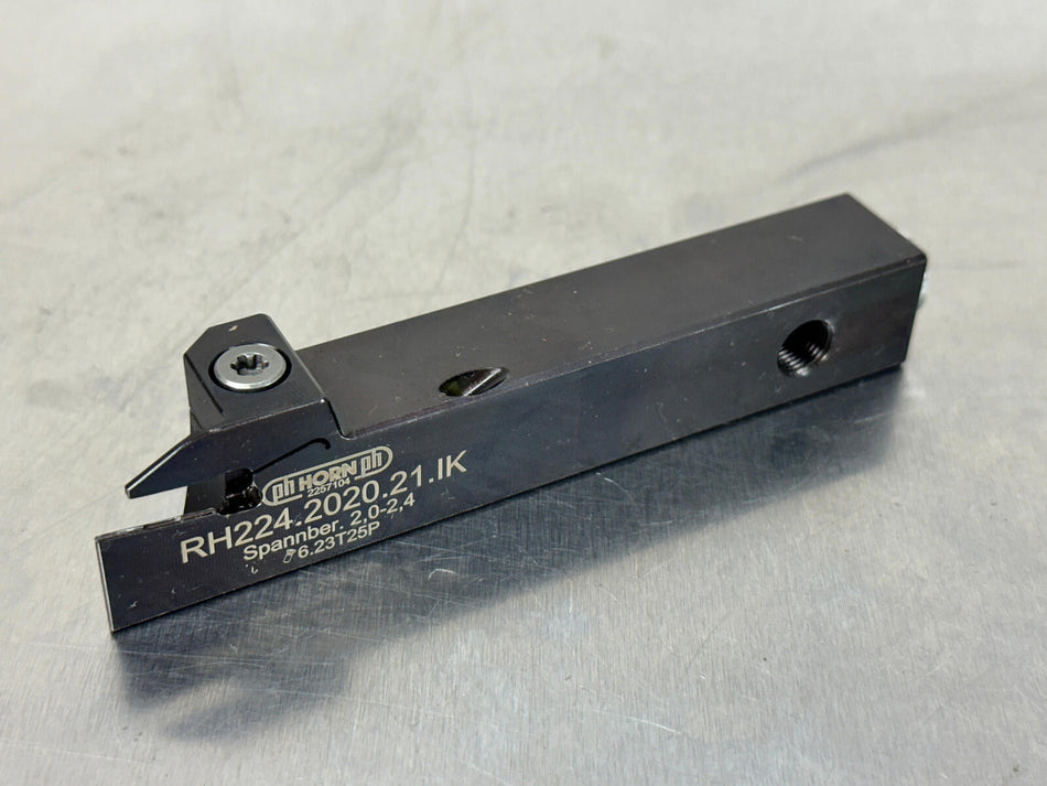 PH Horn RH224.2020.21.IK Indexable Tool Holder Grooving, Turning Coolant Spray