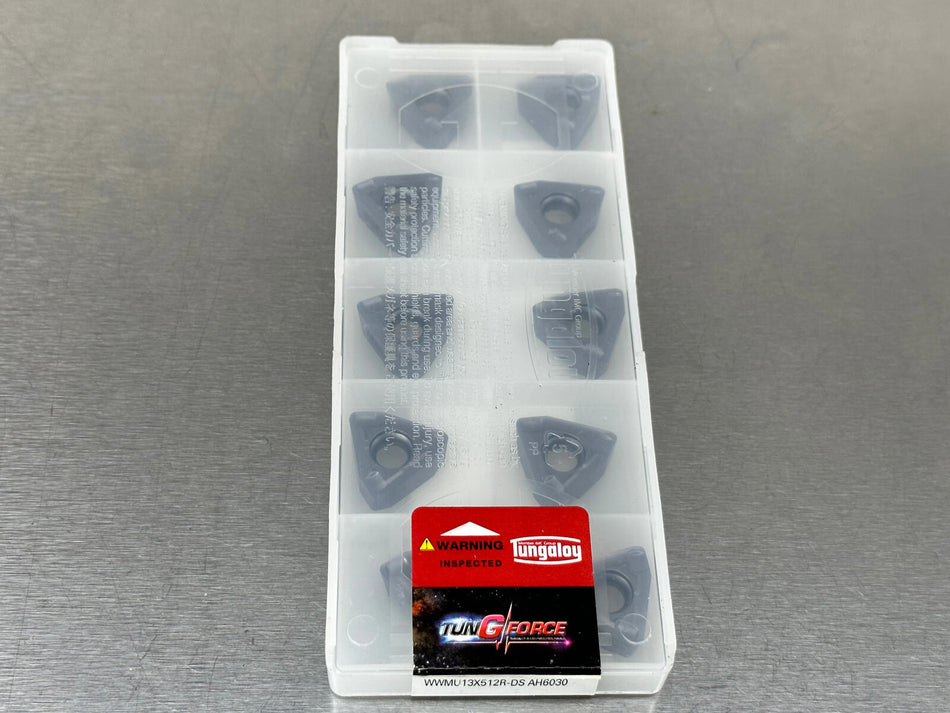 Tungaloy WWMU13X512R-DS AH6030 Carbide Insert 6993630 (Pack of 10)