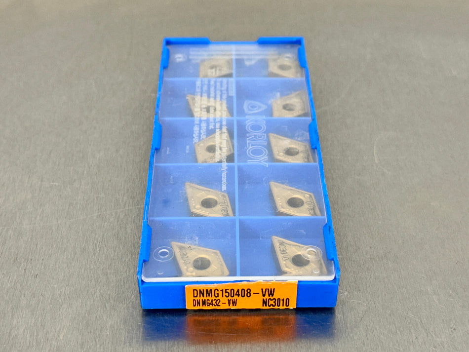 Kyocera DNMG-432VW NC3010 Carbide Insert DNMG 150408-VW (Pack of 10)